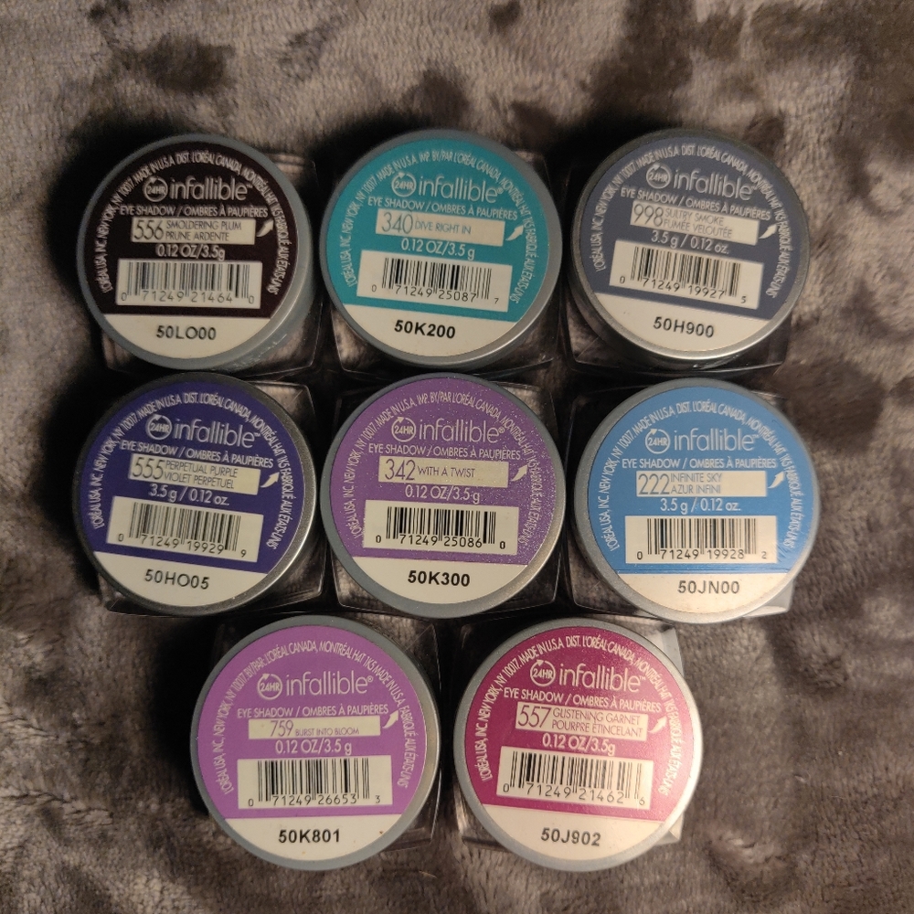 🆕 2 for $15 L'Oreal Infallible Eyeshadow Lot